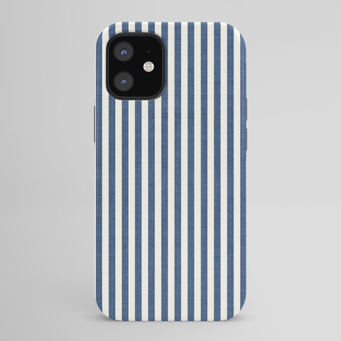 Pinstripe in Navy Blue iPhone Case Gallery Image 42