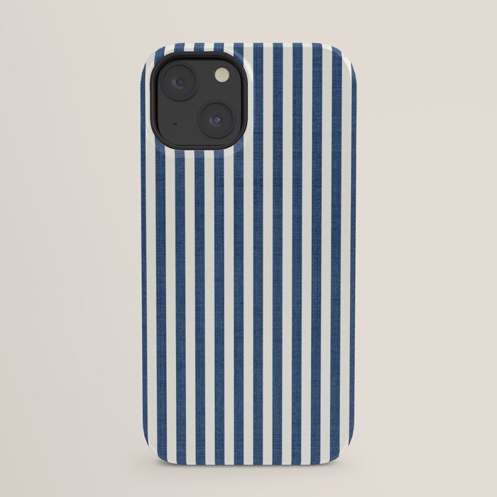 Pinstripe in Navy Blue iPhone Case Gallery Image 29