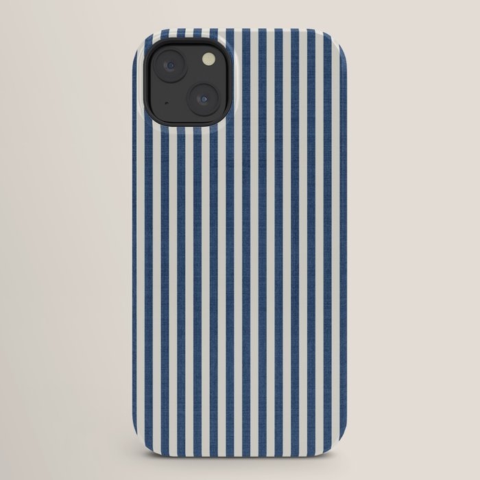 Pinstripe in Navy Blue iPhone Case Gallery Image 26