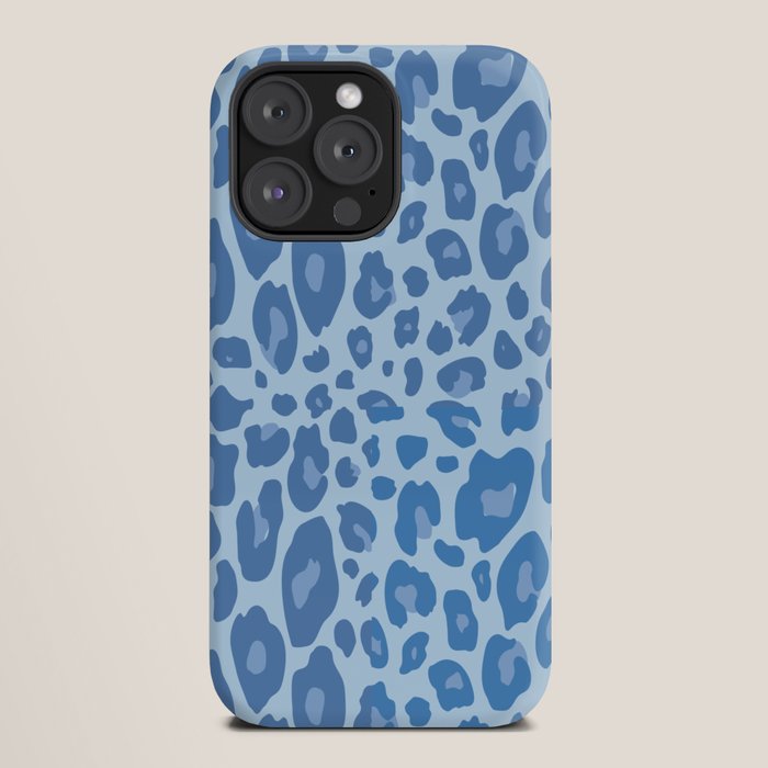 ultra bold leopard blue pastel iPhone Case Gallery Image 20