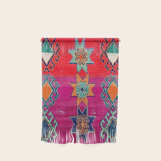 Moroccan Traditional Carpet Artwork Wall Hanging Gallery Image 2