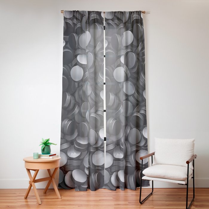 Hockey pucks Window Curtain Gallery Image 16