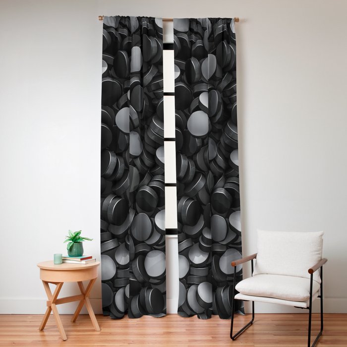 Hockey pucks Window Curtain Gallery Image 8