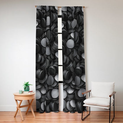 Hockey pucks Window Curtain Gallery Image 8