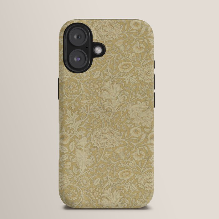 William Morris Vintage Double Bough Antique Gold iPhone Case Gallery Image 13