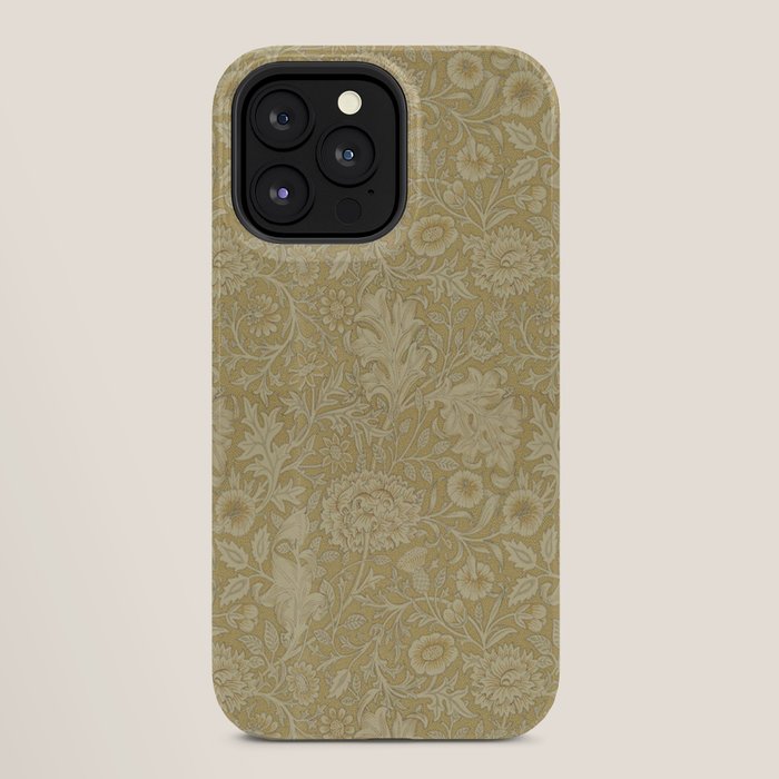 William Morris Vintage Double Bough Antique Gold iPhone Case Gallery Image 28