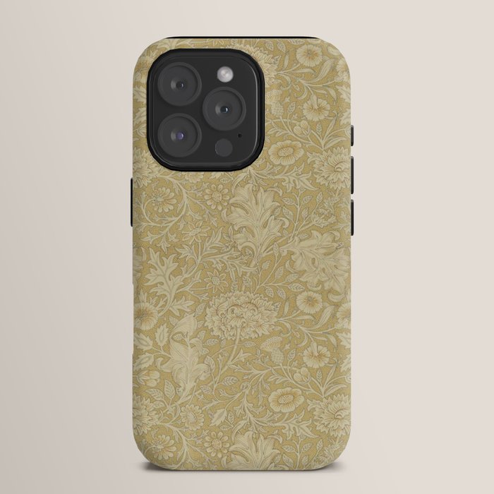 William Morris Vintage Double Bough Antique Gold iPhone Case Gallery Image 15
