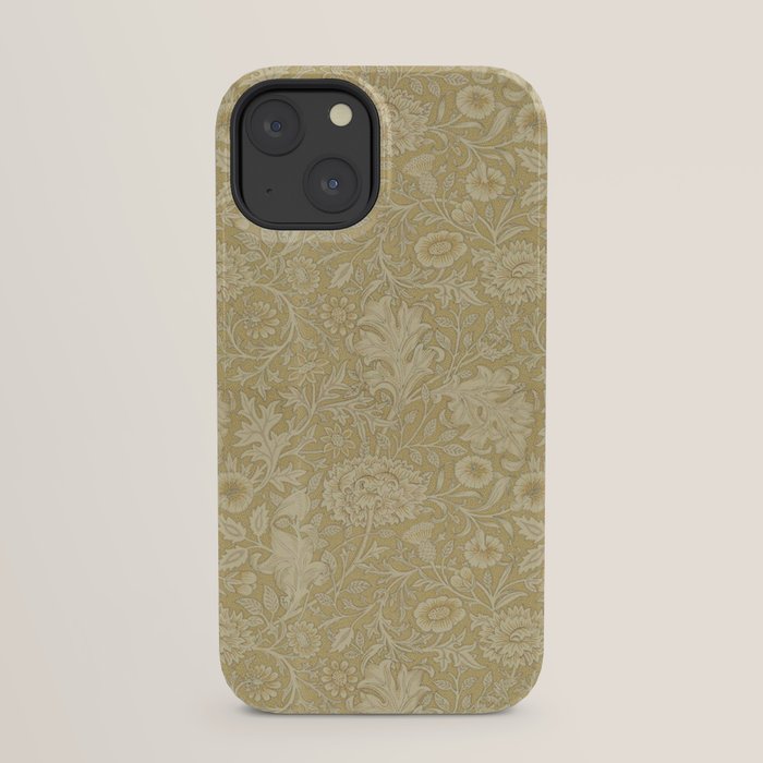 William Morris Vintage Double Bough Antique Gold iPhone Case Gallery Image 21