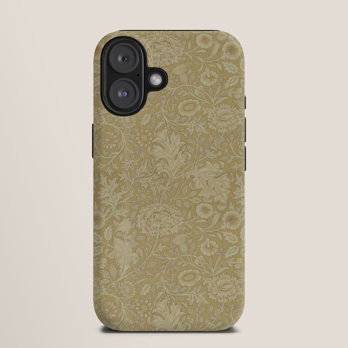 William Morris Vintage Double Bough Antique Gold iPhone Case Gallery Image 9