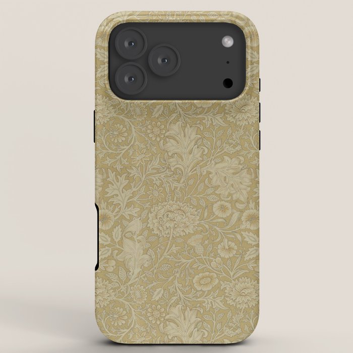 William Morris Vintage Double Bough Antique Gold iPhone Case Gallery Image 8