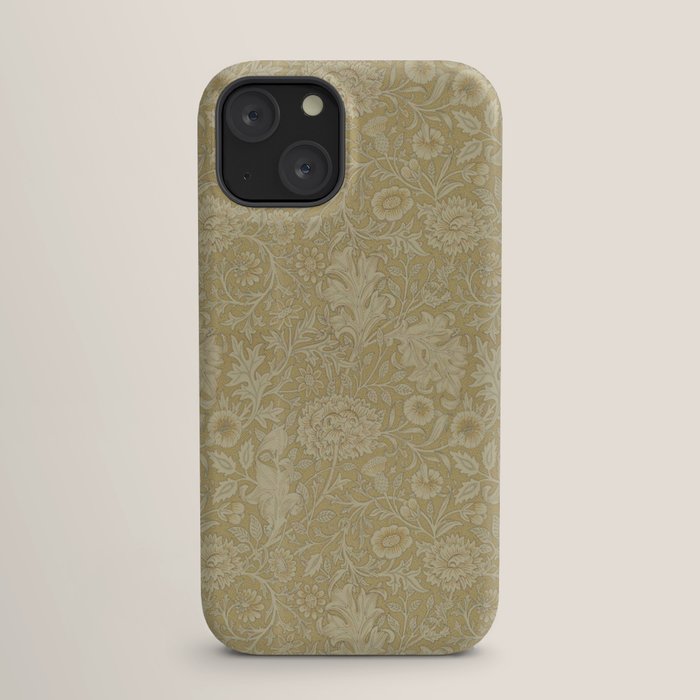 William Morris Vintage Double Bough Antique Gold iPhone Case Gallery Image 17