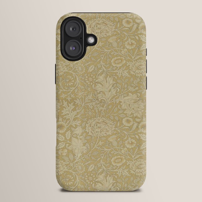 William Morris Vintage Double Bough Antique Gold iPhone Case Gallery Image 14