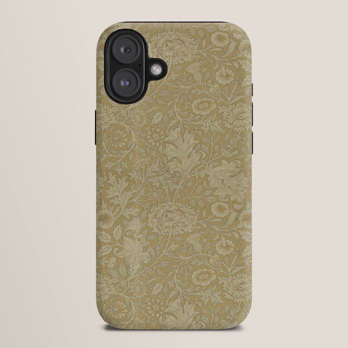 William Morris Vintage Double Bough Antique Gold iPhone Case Gallery Image 10