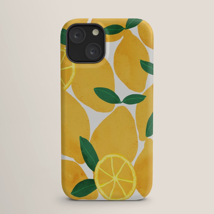 lemon mediterranean still life iPhone Case Gallery Image 17