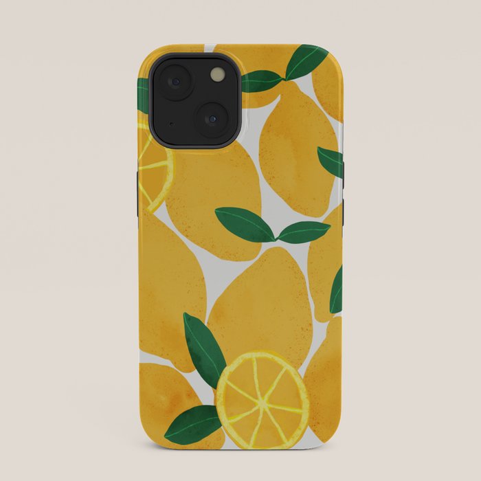 lemon mediterranean still life iPhone Case Gallery Image 33