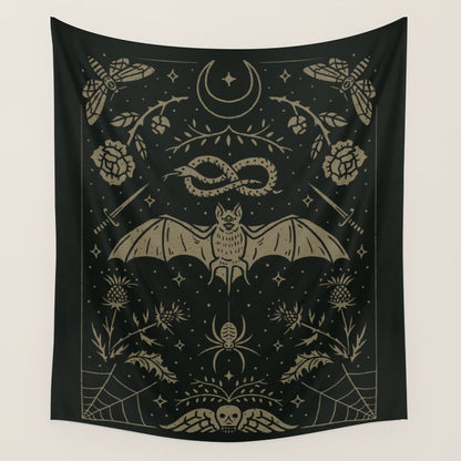Cemetery Nights Wall Tapestry Gallery Image 4