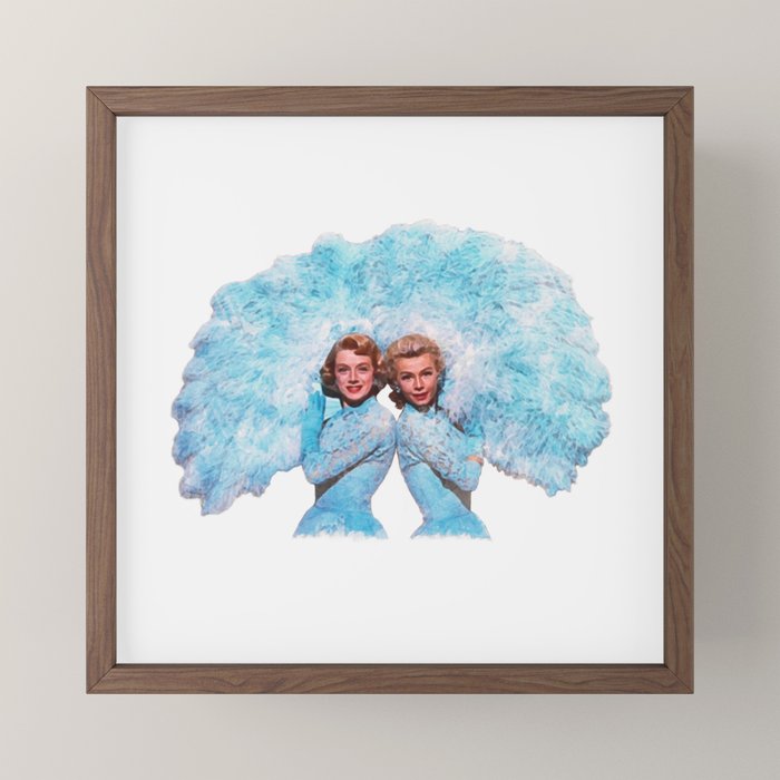 Sisters - White Christmas - Watercolor Mini Art Print Gallery Image 2