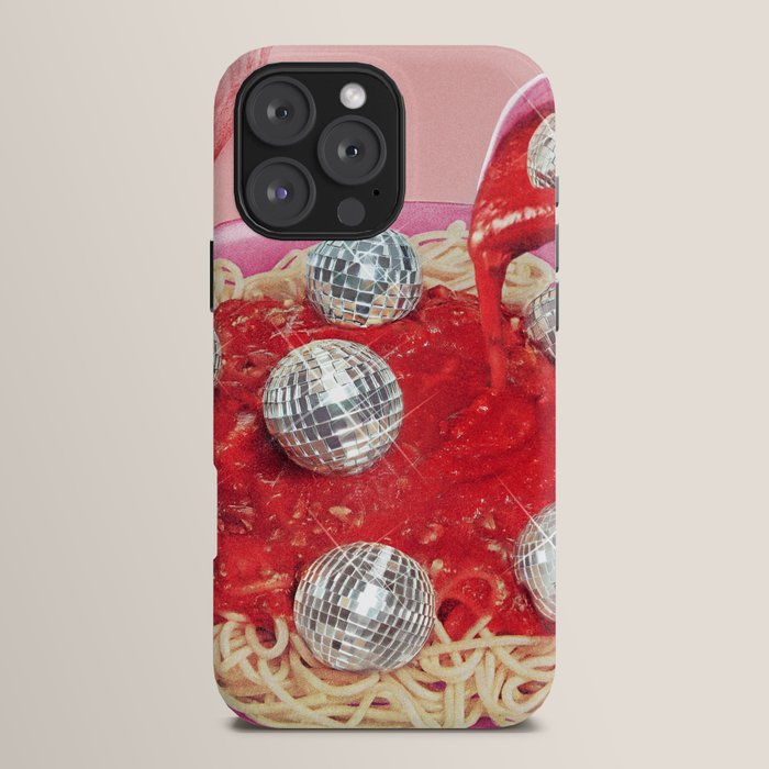 Spaghetti Disco Balls - Pink and Red iPhone Case Gallery Image 16
