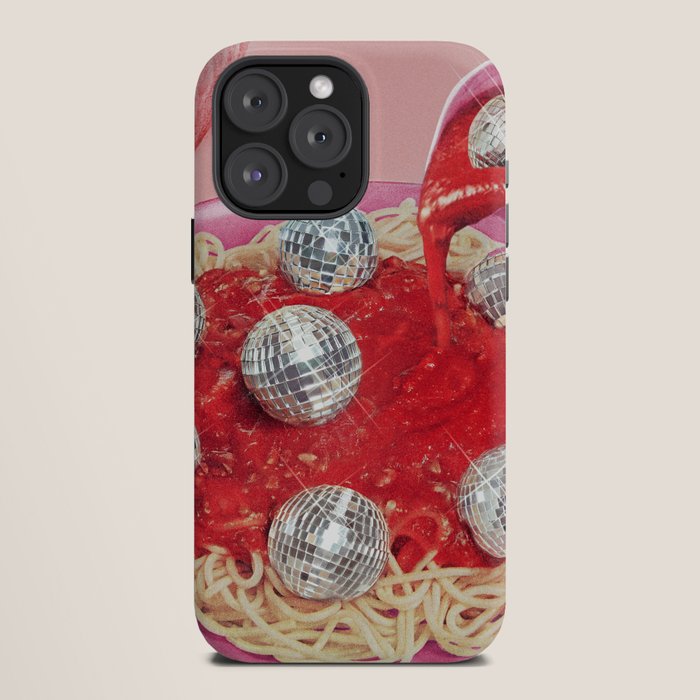 Spaghetti Disco Balls - Pink and Red iPhone Case Gallery Image 12