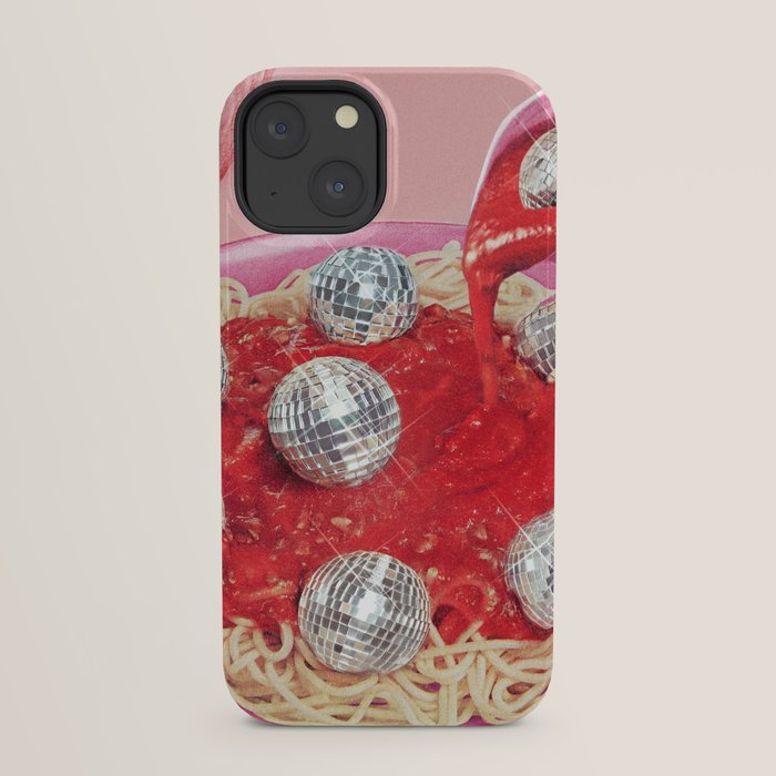 Spaghetti Disco Balls - Pink and Red iPhone Case Gallery Image 29