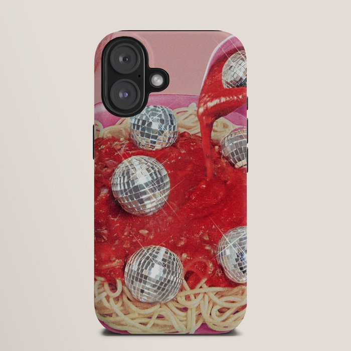 Spaghetti Disco Balls - Pink and Red iPhone Case Gallery Image 9