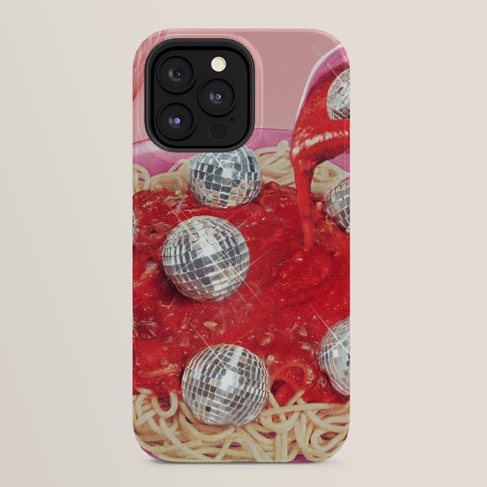 Spaghetti Disco Balls - Pink and Red iPhone Case Gallery Image 24