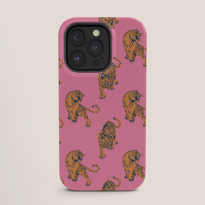 tiger print pink iPhone Case Gallery Image 27