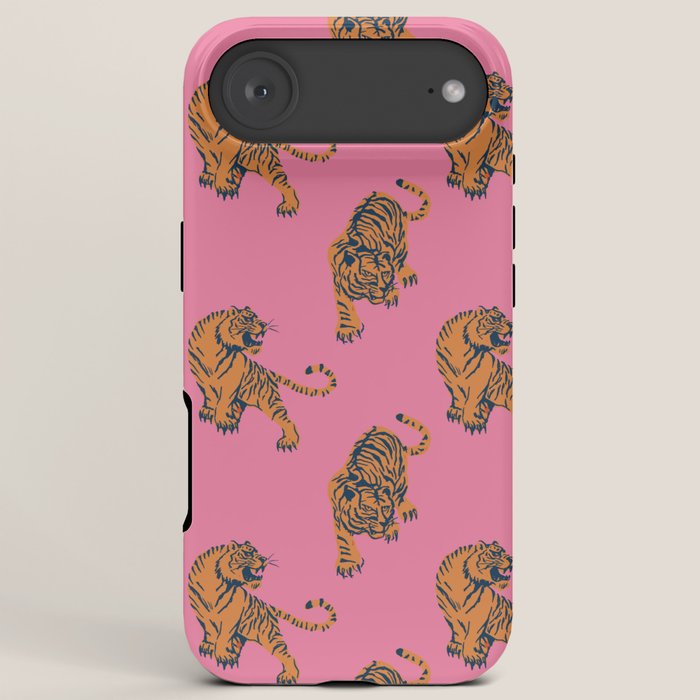 tiger print pink iPhone Case Gallery Image 6