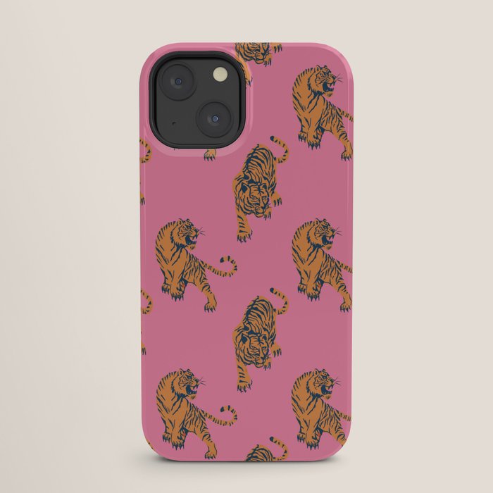tiger print pink iPhone Case Gallery Image 25