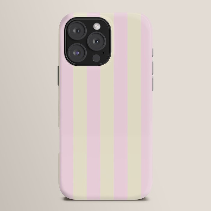 Stripes of Light Pink and Cream iPhone Case Gallery Image 16