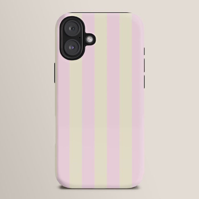 Stripes of Light Pink and Cream iPhone Case Gallery Image 14