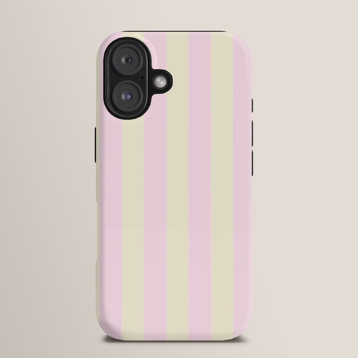 Stripes of Light Pink and Cream iPhone Case Gallery Image 13