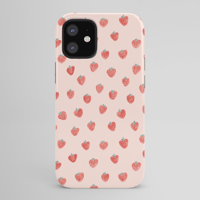 Strawberries on Pink iPhone Case Gallery Image 42