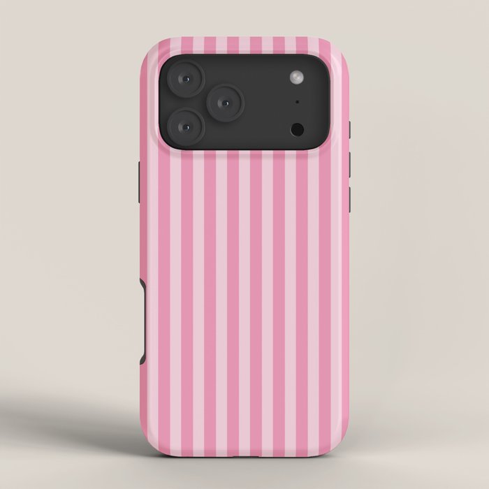 Striped Vertical 2 Pink iPhone Case Gallery Image 4