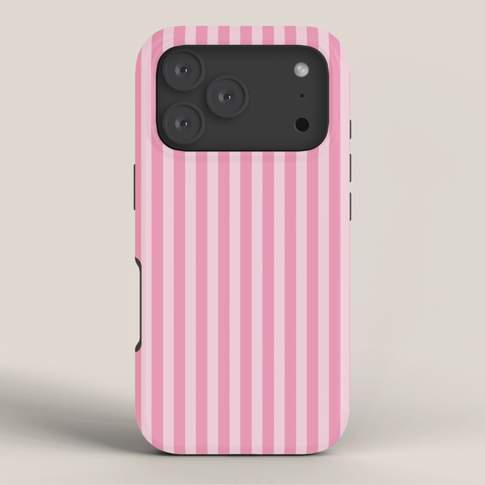 Striped Vertical 2 Pink iPhone Case Gallery Image 3