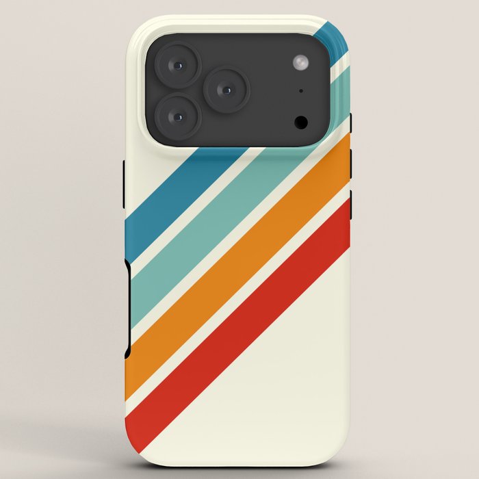 Alator - Classic 70s Retro Summer Stripes iPhone Case Gallery Image 7