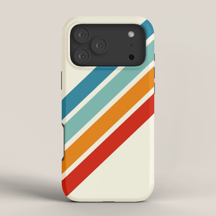 Alator - Classic 70s Retro Summer Stripes iPhone Case Gallery Image 4