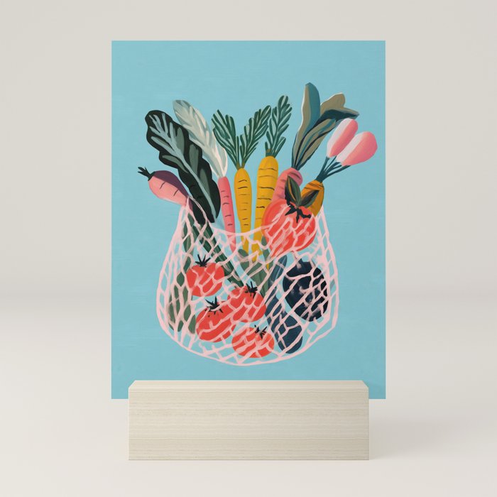 Market Morning Mini Art Print Gallery Image 5