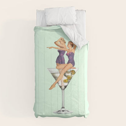 girls night green Comforter Gallery Image 5