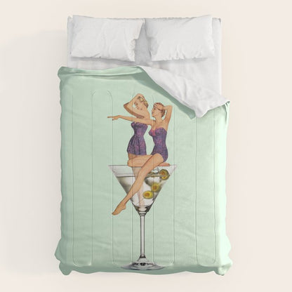 girls night green Comforter Gallery Image 1