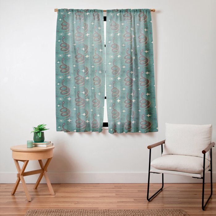 Slither - Green Window Curtain Gallery Image 15