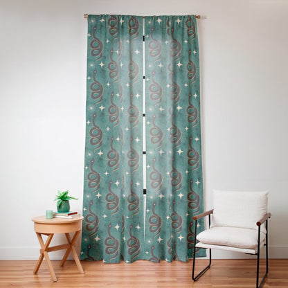Slither - Green Window Curtain Gallery Image 12