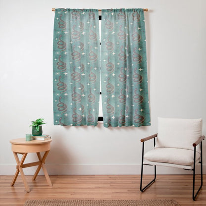 Slither - Green Window Curtain Gallery Image 11