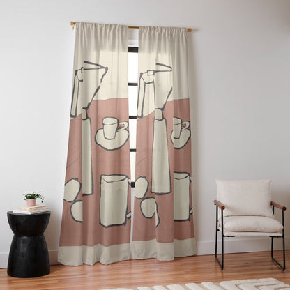 Coffee Time Window Curtain Gallery Image 10