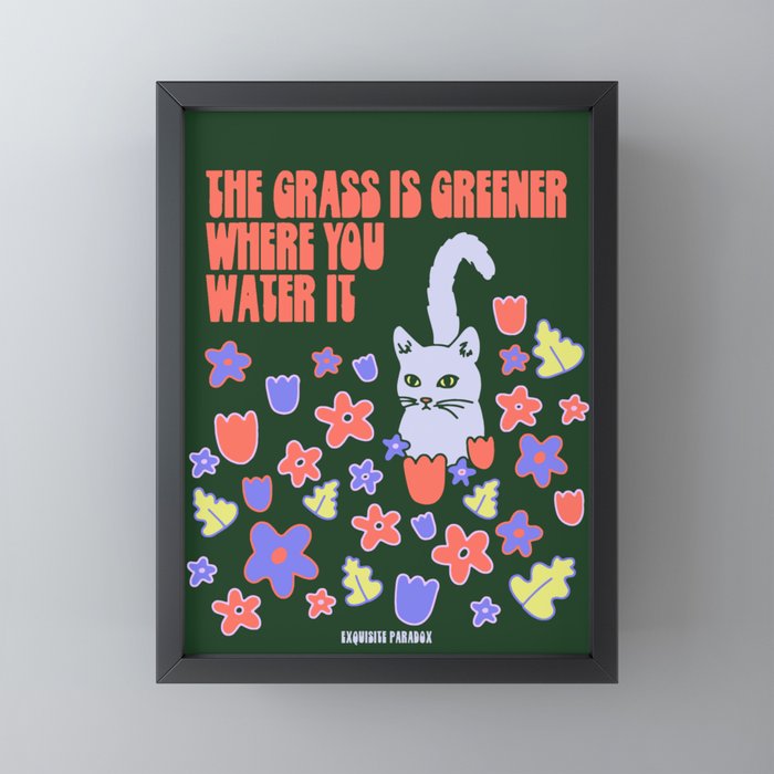 GRASS IS GREENER Mini Art Print Gallery Image 3