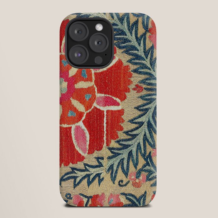 18th Century Suzani Fragment Print iPhone Case Gallery Image 20