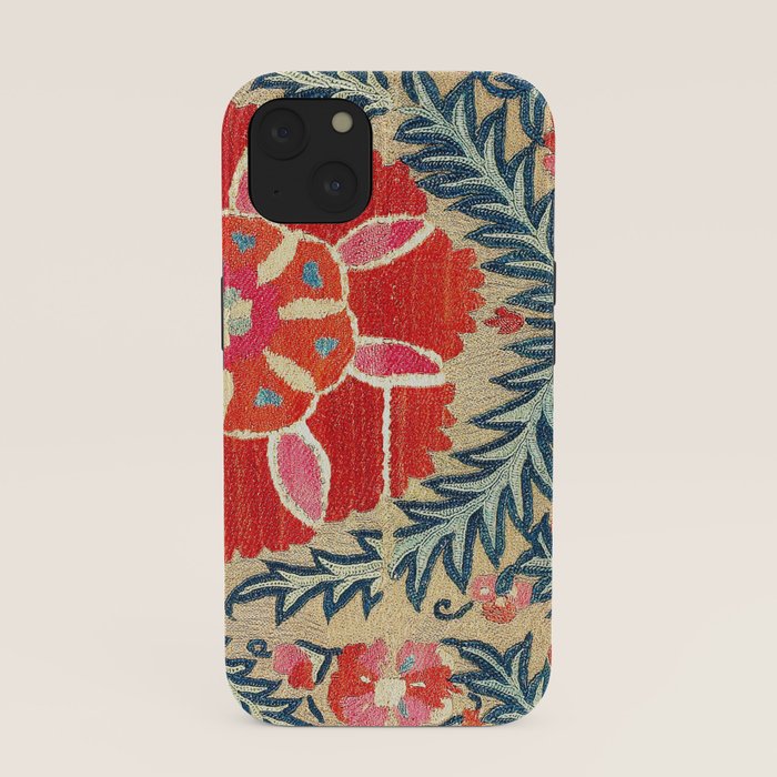 18th Century Suzani Fragment Print iPhone Case Gallery Image 37