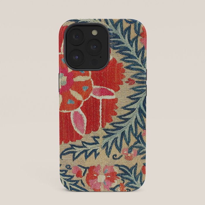 18th Century Suzani Fragment Print iPhone Case Gallery Image 35