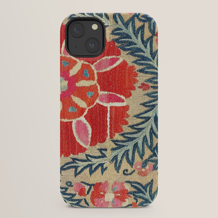 18th Century Suzani Fragment Print iPhone Case Gallery Image 30