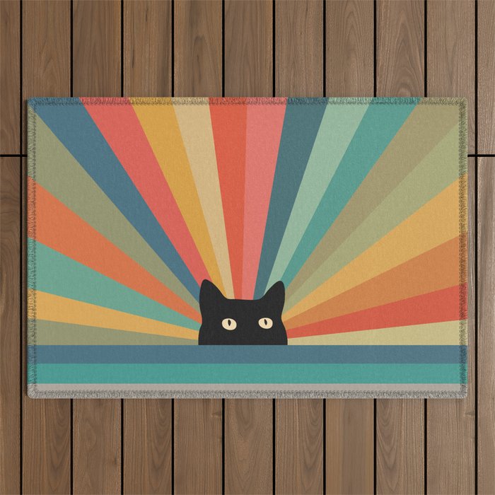 Cat Landscape 165C Outdoor Rug Gallery Image 1
